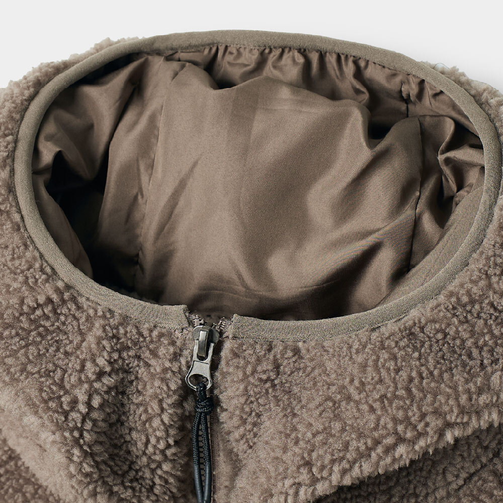 羊羔絨連帽外套 SHERPA FLEECE SLASH HOODED JACKET