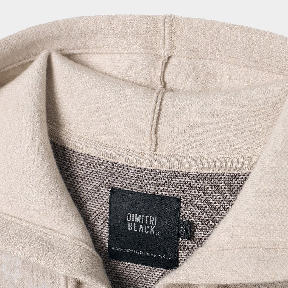 提花拉鍊外套 2WAY NORDIC JACQUARD HOODED ZIP UP