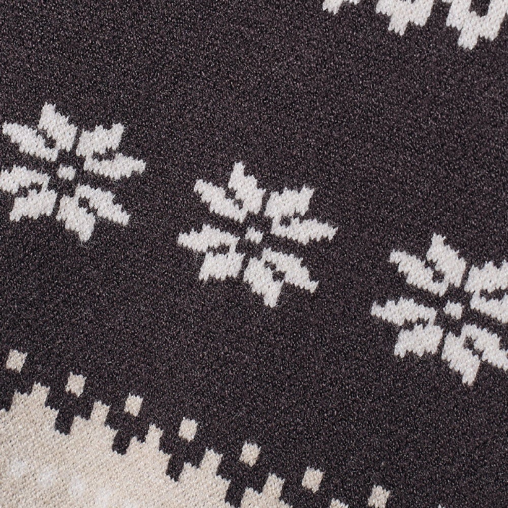 提花拉鍊外套 2WAY NORDIC JACQUARD HOODED ZIP UP