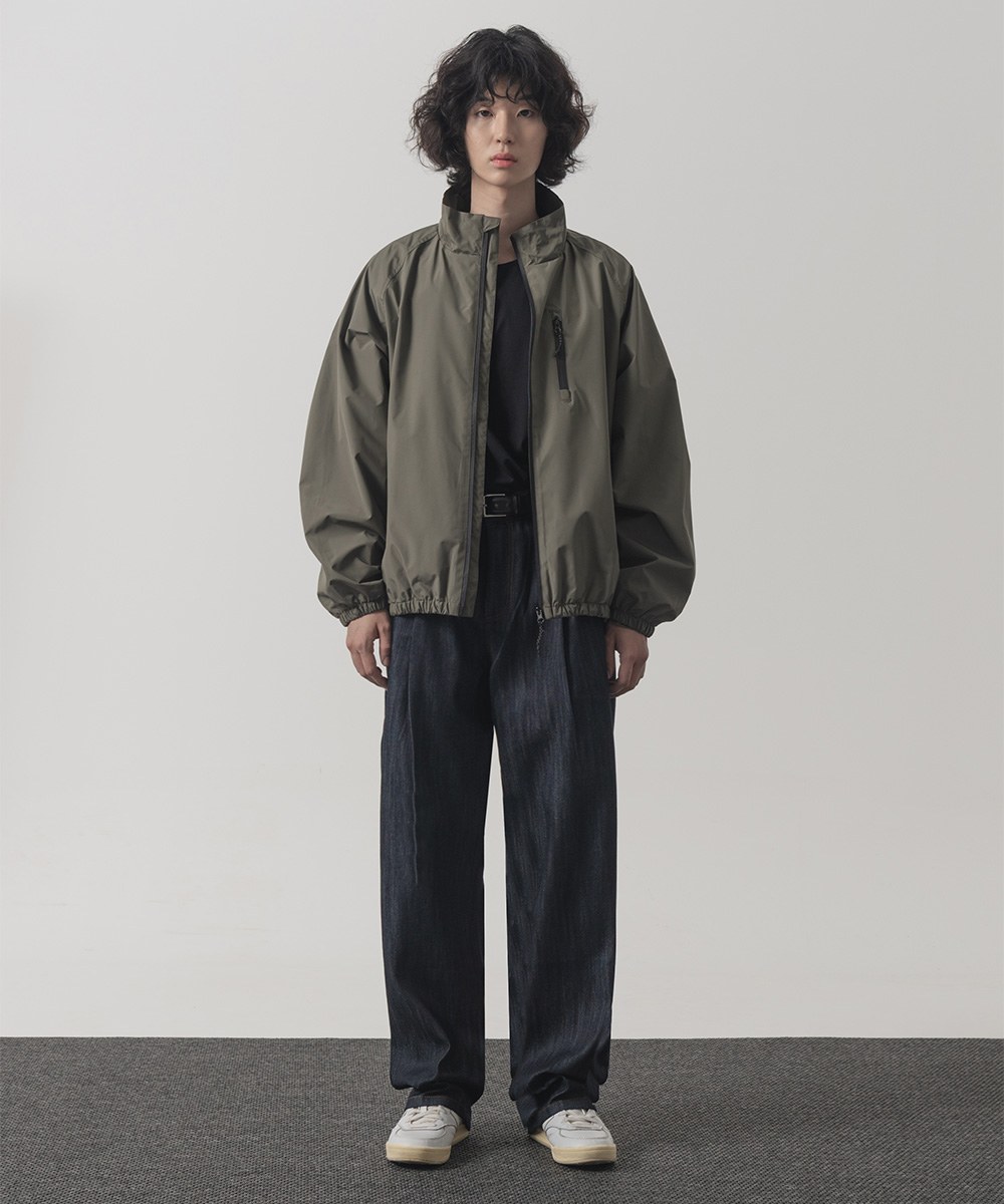 單寧牛仔長褲 SLUB ONE TUCK WIDE DENIM