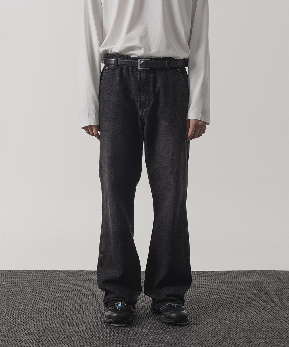 靴型牛仔褲 WAISTLESS BOOTCUT DENIM PANTS