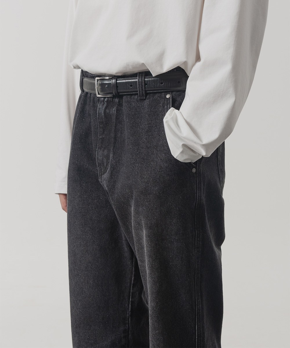 靴型牛仔褲 WAISTLESS BOOTCUT DENIM PANTS