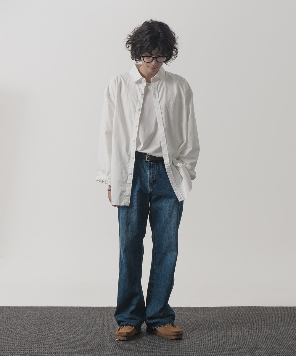 靴型牛仔褲 WAISTLESS BOOTCUT DENIM PANTS