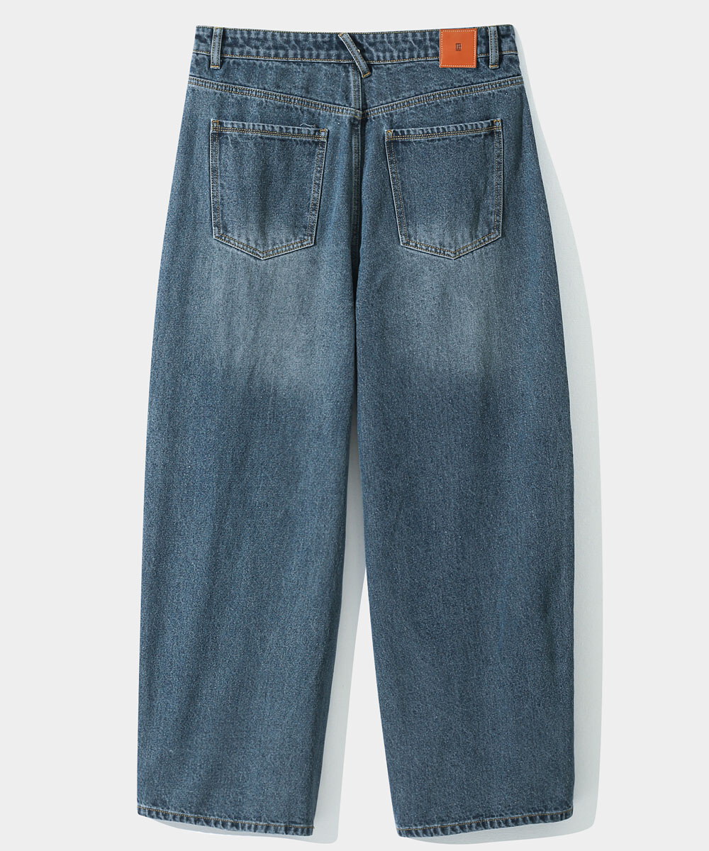 寬版牛仔褲 ASI FOUR SEASONS WASHED WIDE FIT DENIM PANTS