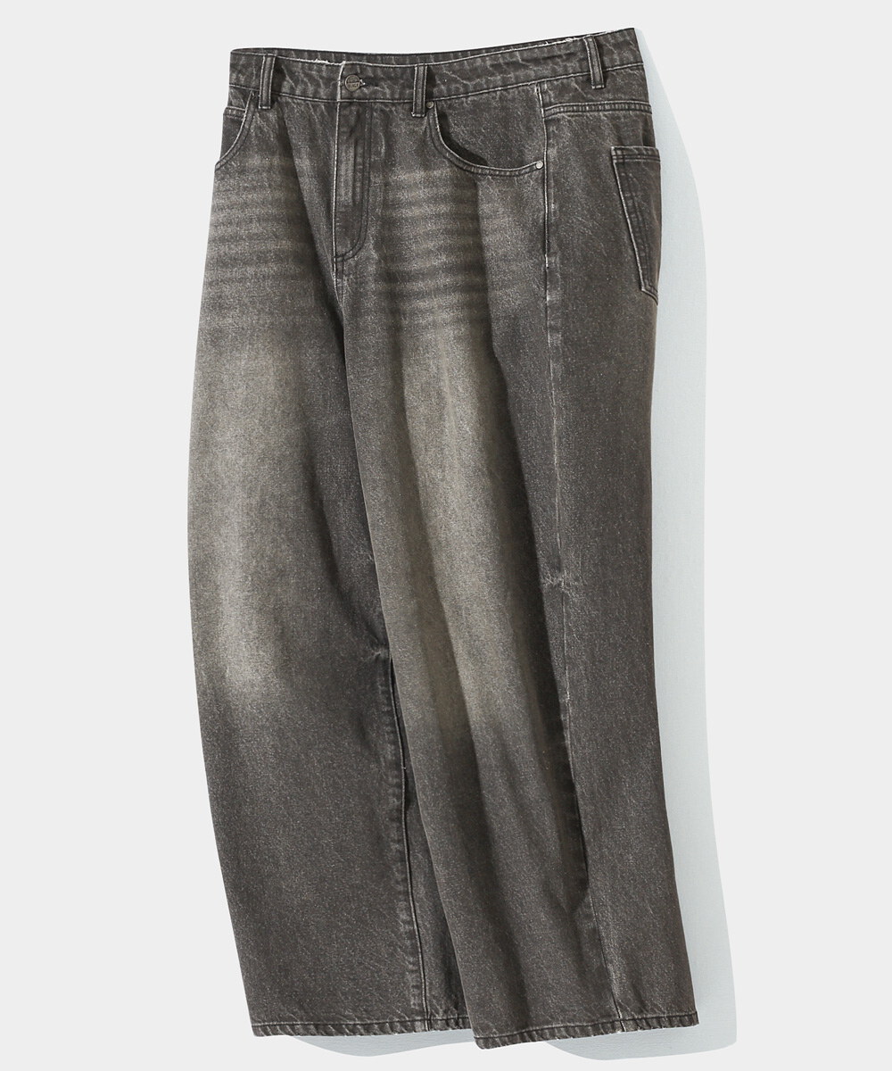 寬版牛仔褲 ASI FOUR SEASONS WASHED WIDE FIT DENIM PANTS