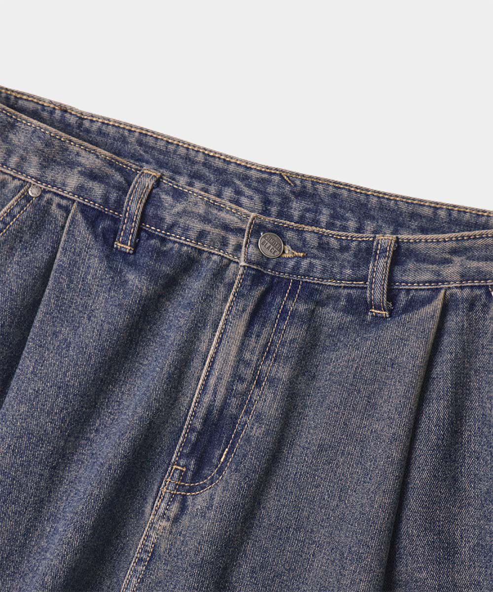 氣球牛仔褲 ASI ESSENTIAL CURVED BALLOON DENIM PANTS