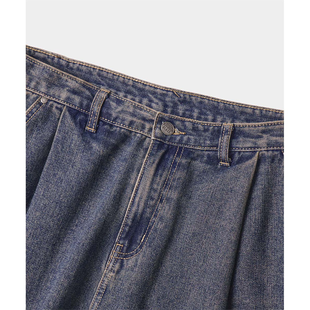 氣球牛仔褲 ASI ESSENTIAL CURVED BALLOON DENIM PANTS