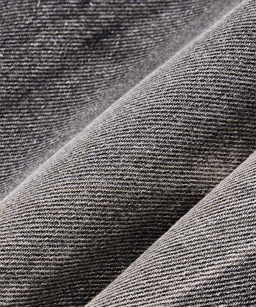 弧形水洗牛仔褲 ONE TUCK CURVED CREASE WASHING WIDE DENIM PANTS