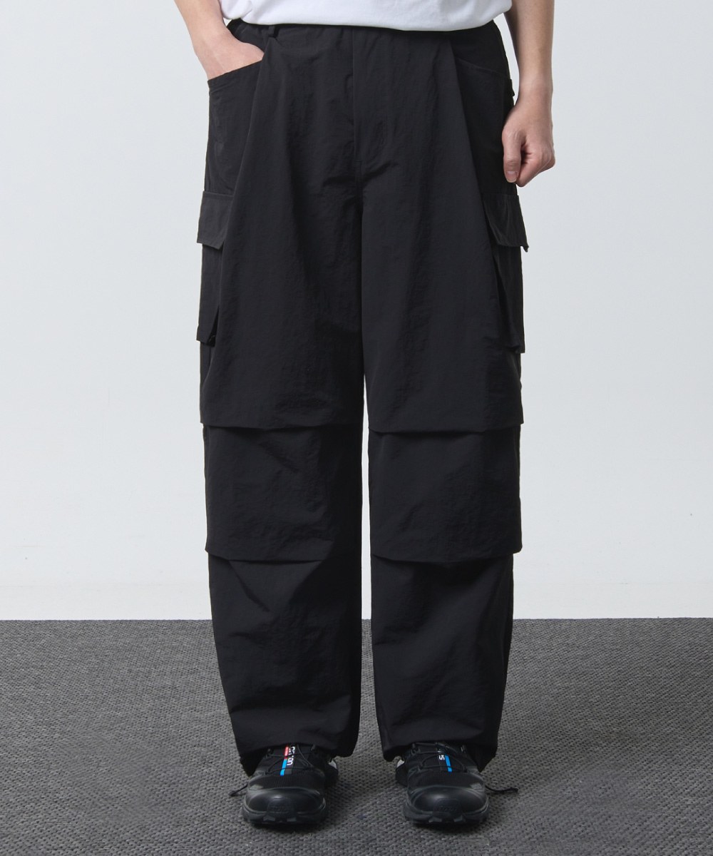 尼龍降落傘長褲 ONE TUCK NYLON PARACHUTE CARGO PANTS