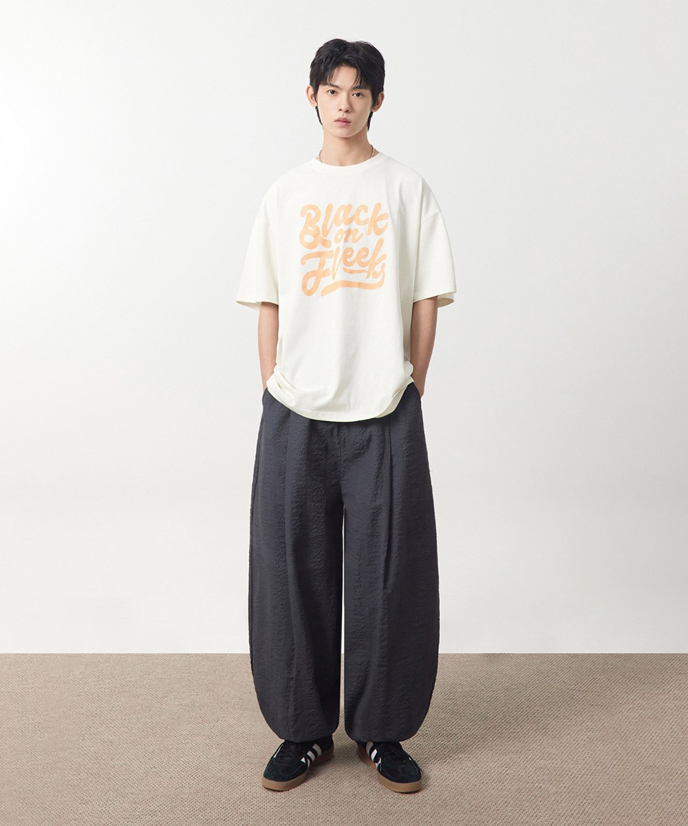 泡泡紗燈籠褲 SEERSUCKER CURVED PANTS