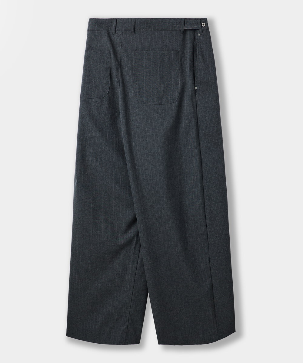 寬版長褲 ADJUSTABLE TWO-TUCK WIDE SLACKS