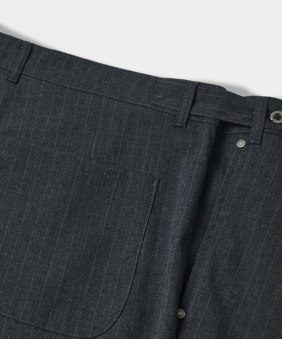 寬版長褲 ADJUSTABLE TWO-TUCK WIDE SLACKS