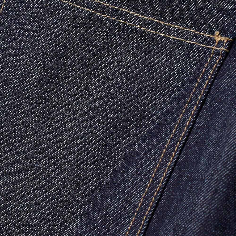 水洗牛仔褲 ONE TUCK CURVED CREASE WASHED WIDE DENIM PANTS SLUB