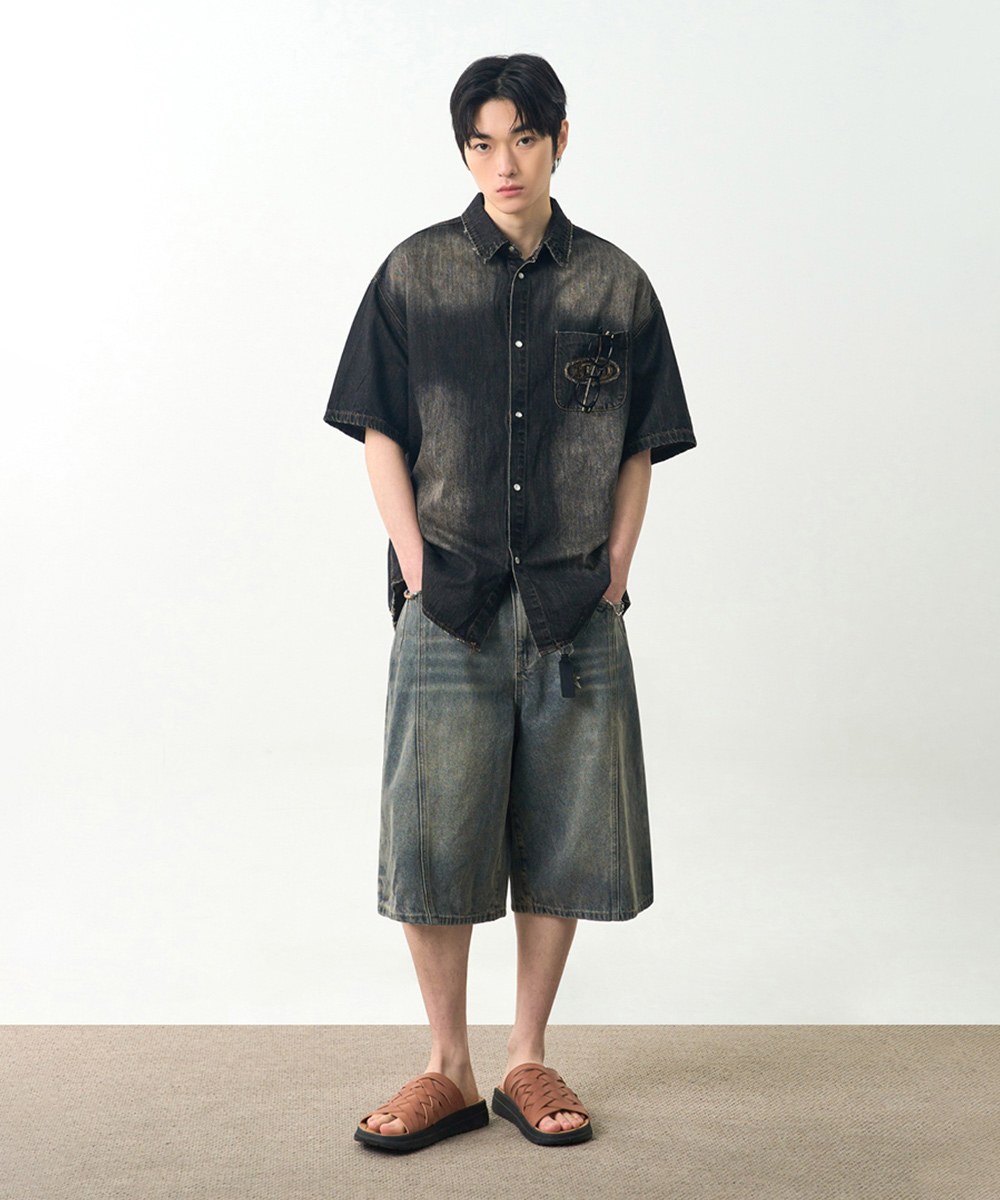 百慕達牛仔短褲 BERMUDA DENIM PANTS