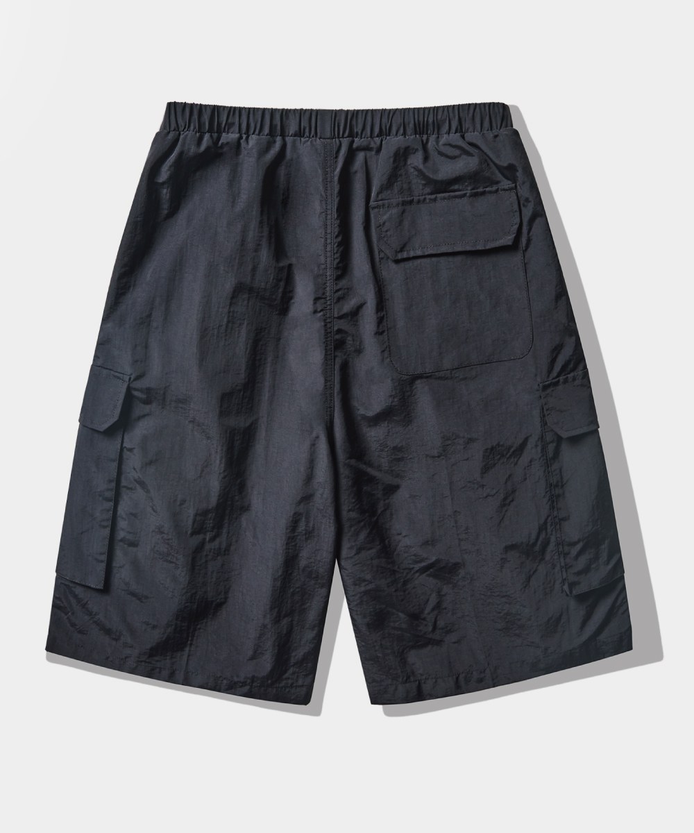 百慕達工裝褲 WATERPROOF WIDE BERMUDA CARGO PANTS