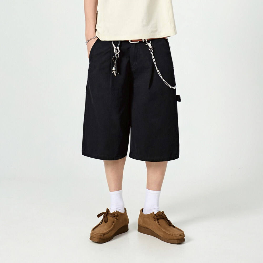 水洗工裝短褲 BIO-WASHING CARPENTER BERMUDA COTTON PANTS
