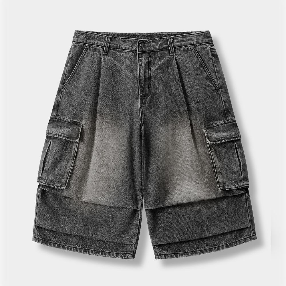 M65 百慕達牛仔褲 M65 PARACHUTE BERMUDA CURVED DENIM PANTS