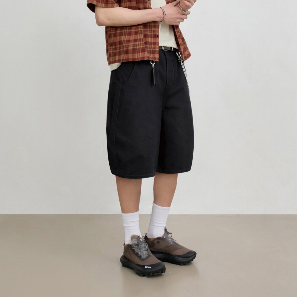 水洗卡其短褲 EVERYONE'S CURVED CHINO PANTS HALF