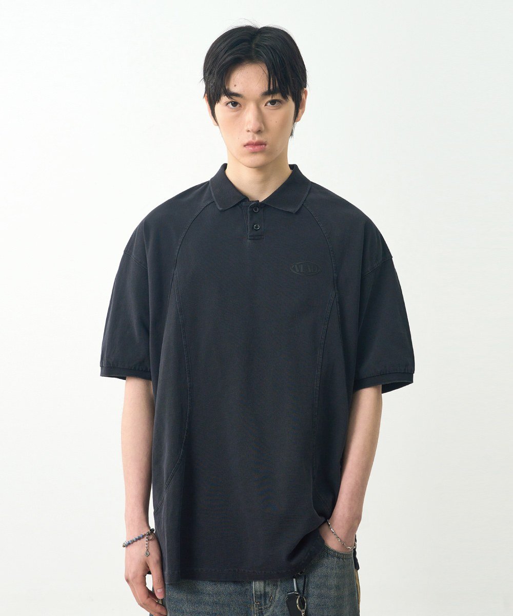 短袖POLO衫 SLASH PIQUE COLLAR HALF T-SHIRT