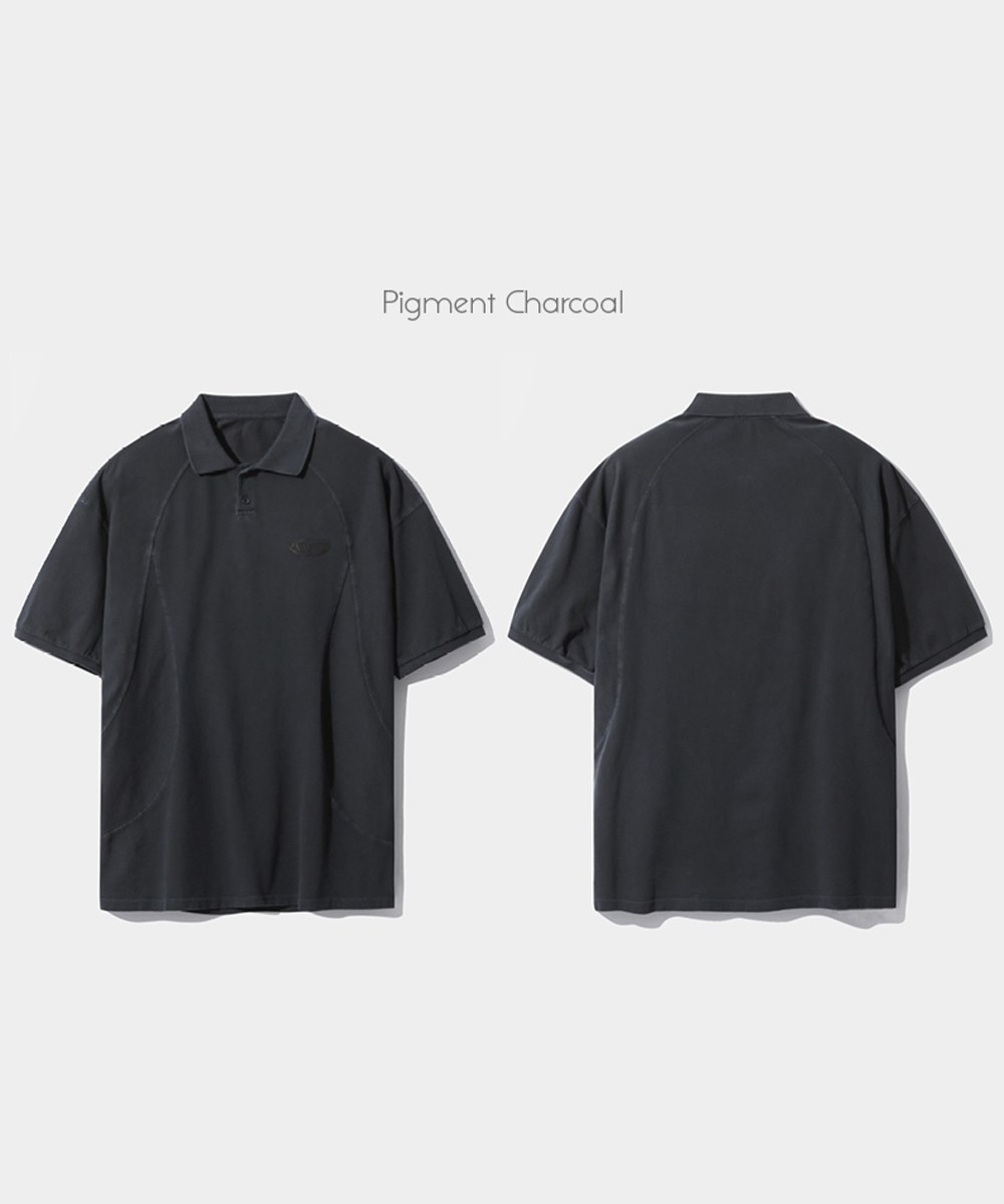 短袖POLO衫 SLASH PIQUE COLLAR HALF T-SHIRT