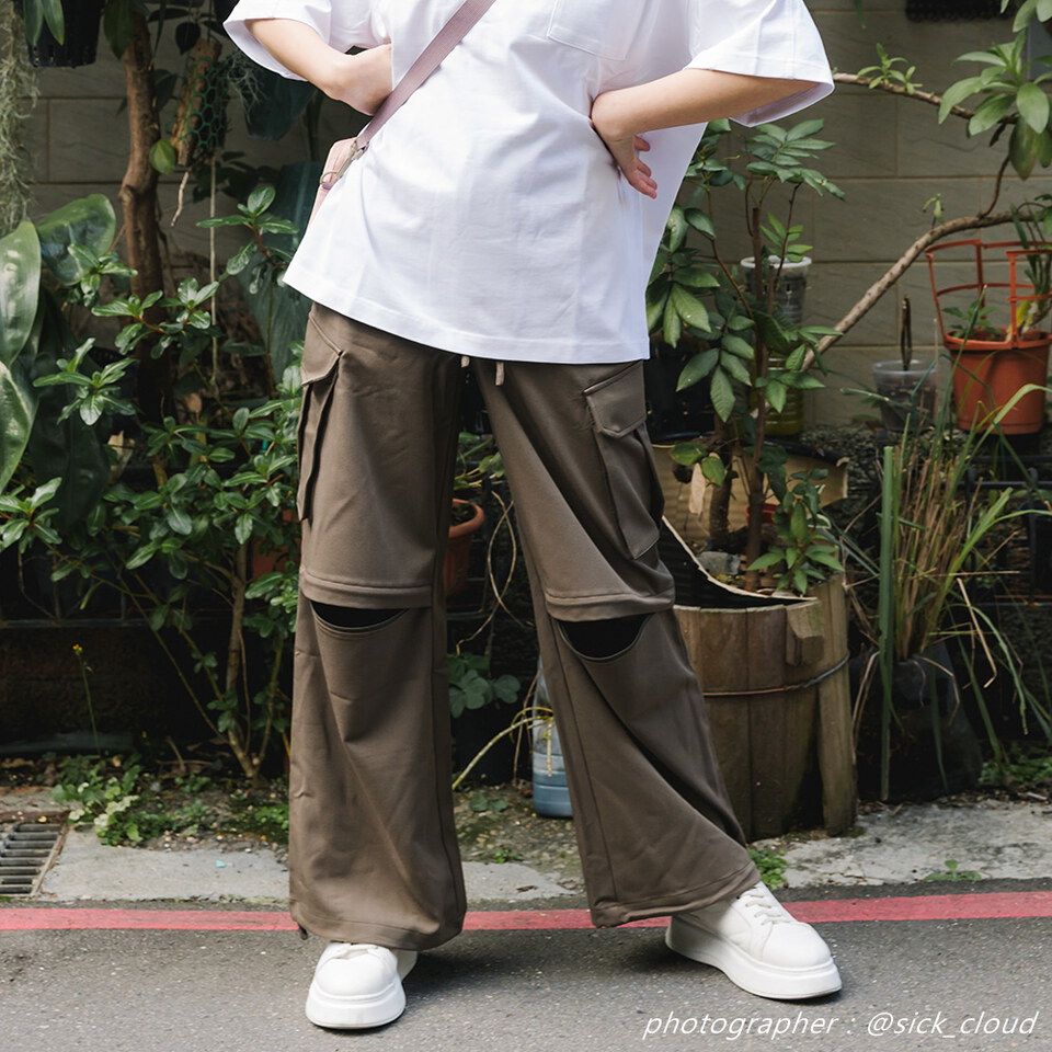 SAA4022-261 立體口袋西料工裝褲