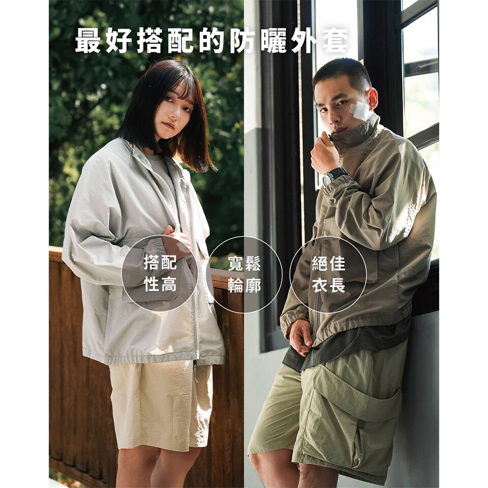 PLN1134 P Logo全機能抗UV夾克外套