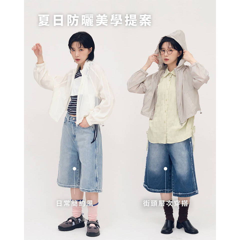 SAA1119-261 2 WAY可拆帽防曬外套