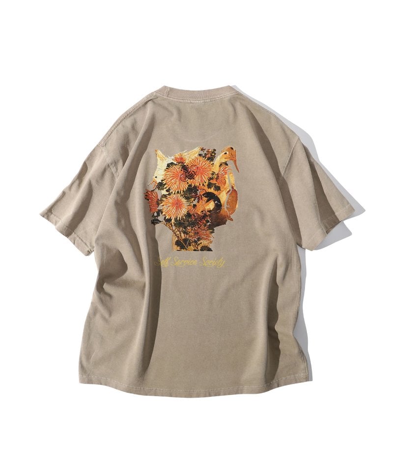 3SB0102-252 水洗印花上衣 THE HANA-01 WASHED TEE