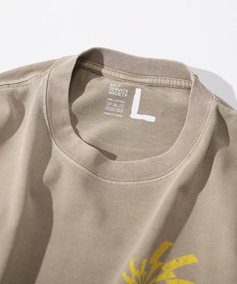 3SB0102-252 水洗印花上衣 THE HANA-01 WASHED TEE