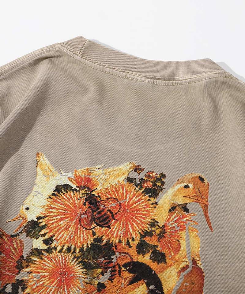 3SB0102-252 水洗印花上衣 THE HANA-01 WASHED TEE