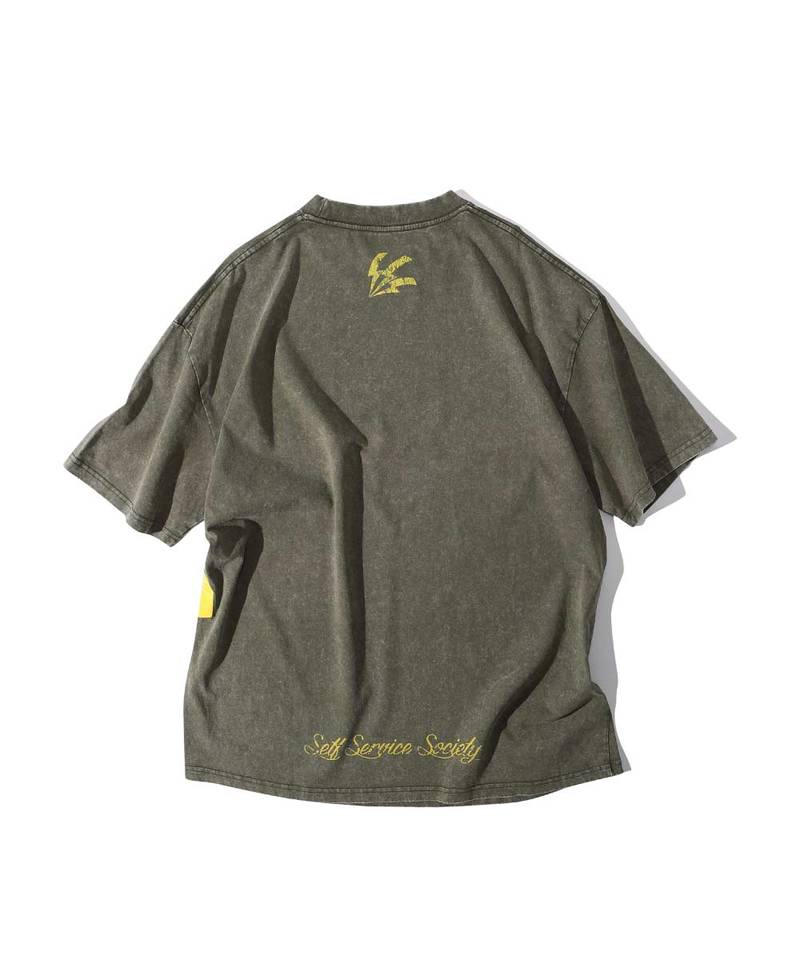 3SB0103-252 水洗印花上衣 THE HANA-02 WASHED TEE