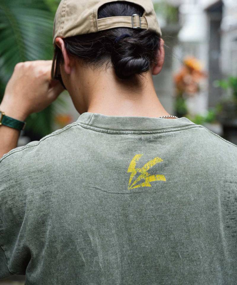3SB0103-252 水洗印花上衣 THE HANA-02 WASHED TEE