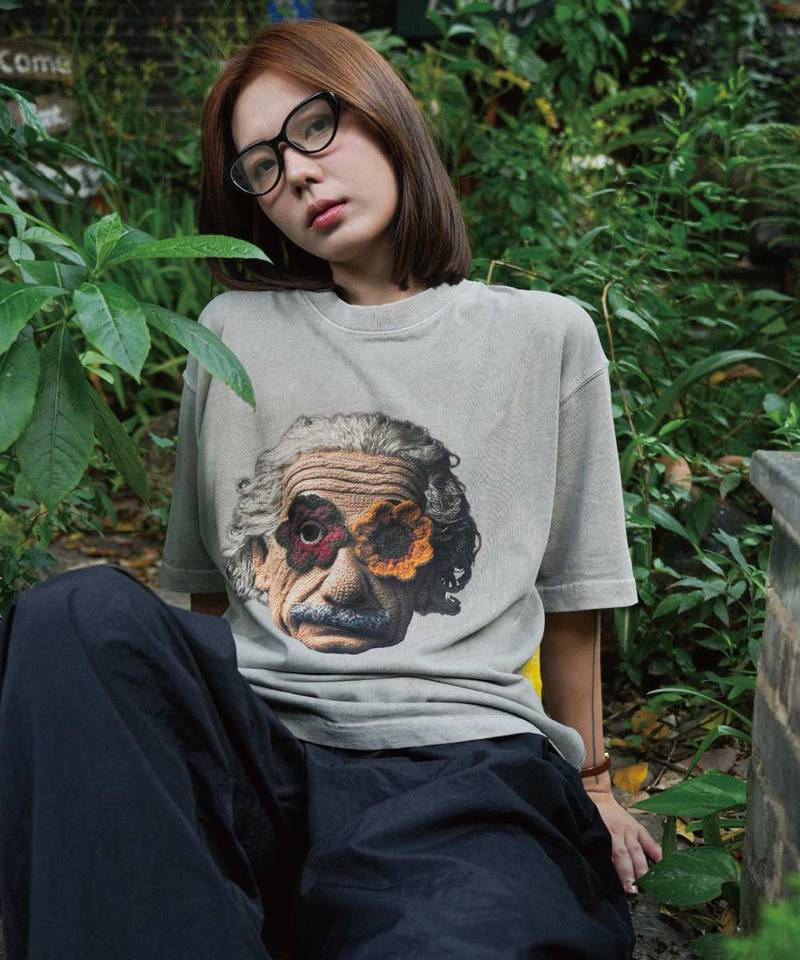3SB0104-252 愛因斯坦印花上衣 THE ALBERT WASHED TEE