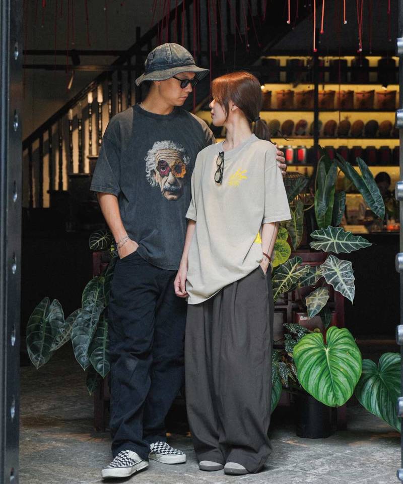 3SB0104-252 愛因斯坦印花上衣 THE ALBERT WASHED TEE