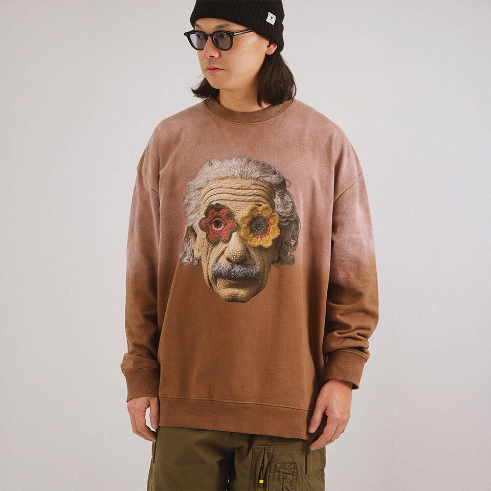 3SB0107-261 愛因斯坦水洗大學TEE The Albert Washed Sweater
