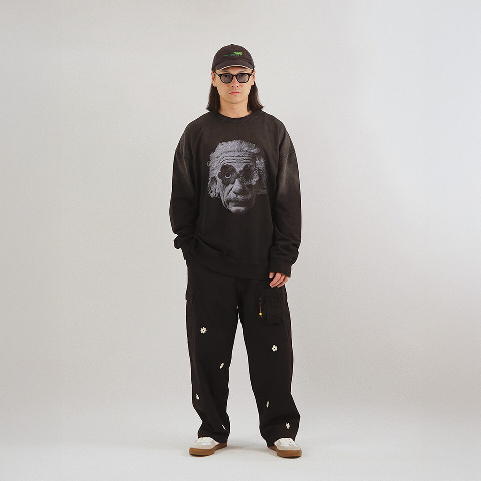 愛因斯坦水洗大學TEE The Albert Washed Sweater