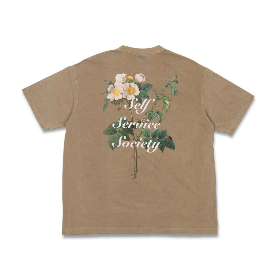 3SB0108-261 品牌花卉短Tee Brand Logo Flower Tee