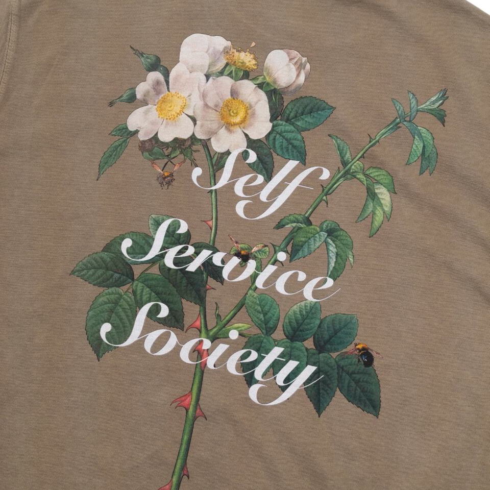 3SB0108-261 品牌花卉短Tee Brand Logo Flower Tee