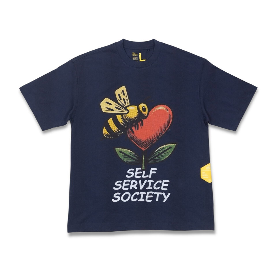 愛心花朵圖像Tee Flower Love Tee