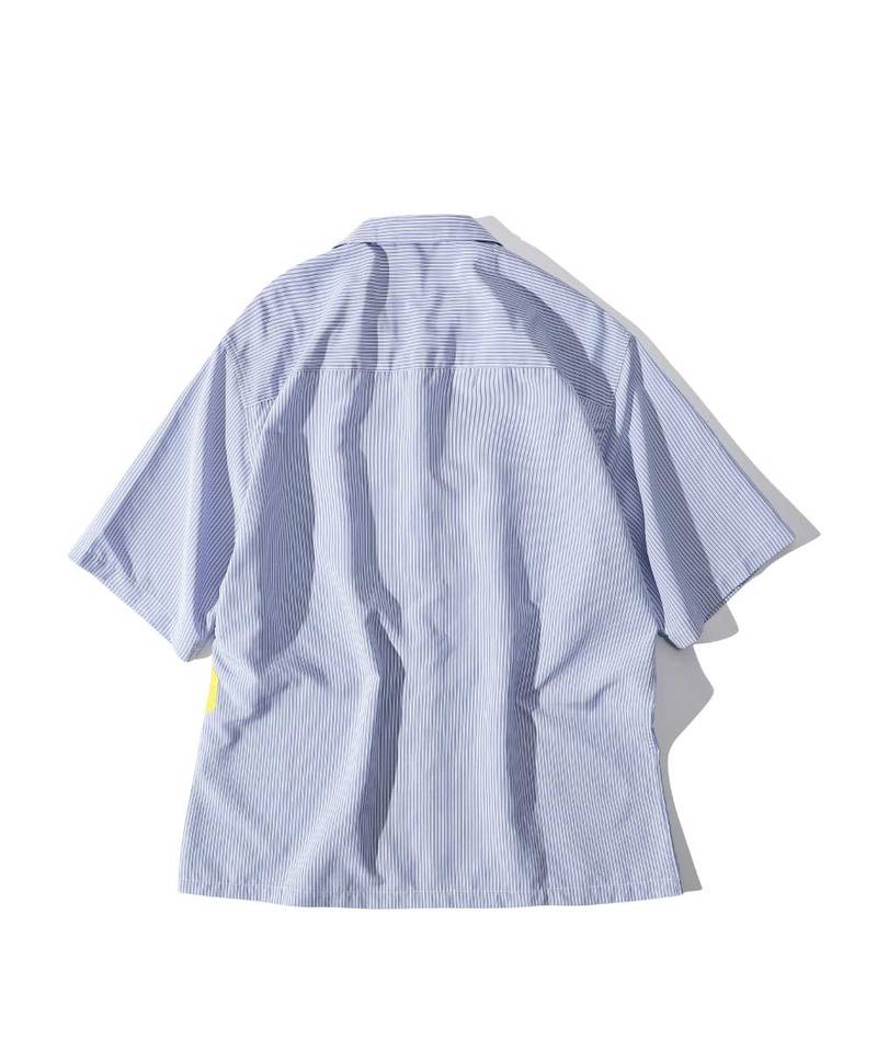 條紋開領襯衫 3S Flower Shirt
