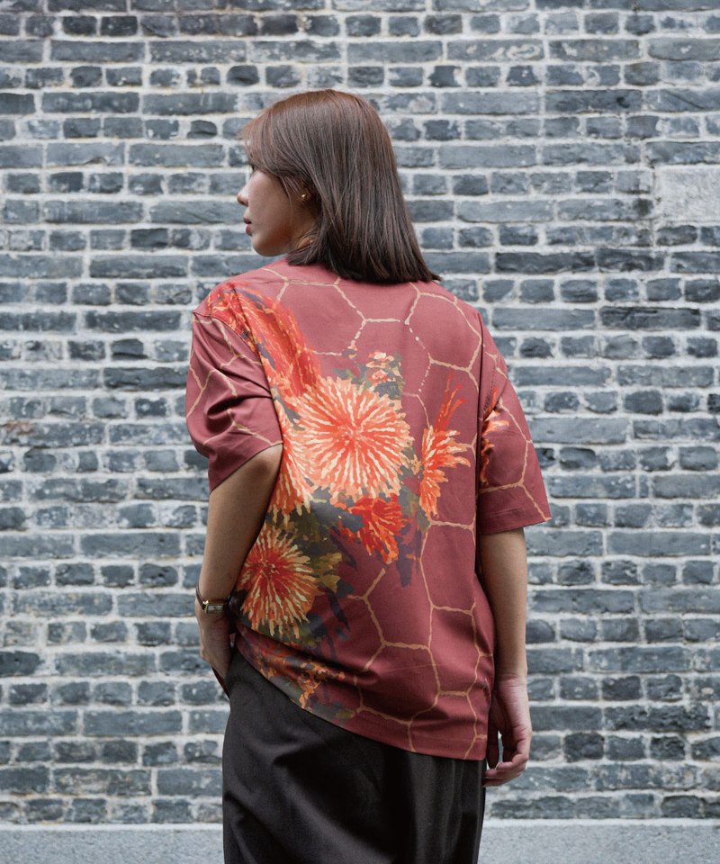 3SB0202-252 印花開領襯衫 THE OVERPRINT CUBA SHIRT