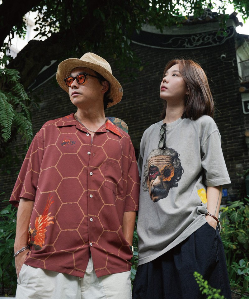 3SB0202-252 印花開領襯衫 THE OVERPRINT CUBA SHIRT
