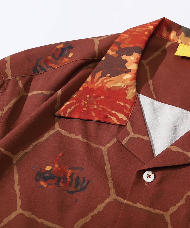 3SB0202-252 印花開領襯衫 THE OVERPRINT CUBA SHIRT