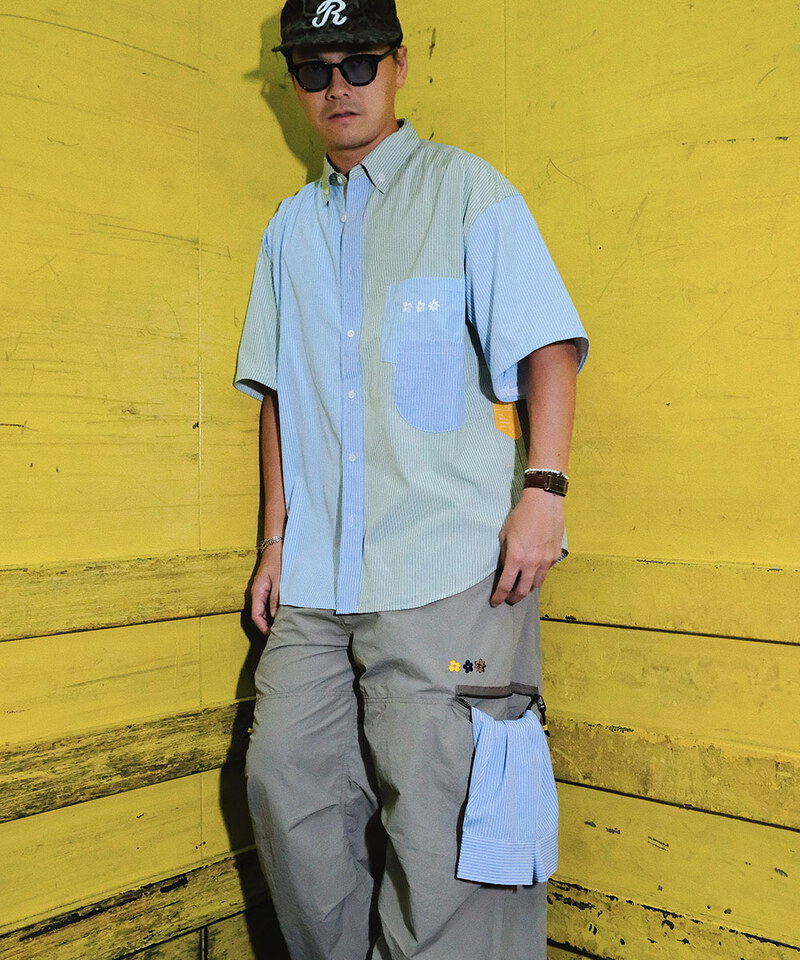 拼色 2WAY 可拆袖襯衫 Crazy 2way BD Shirt