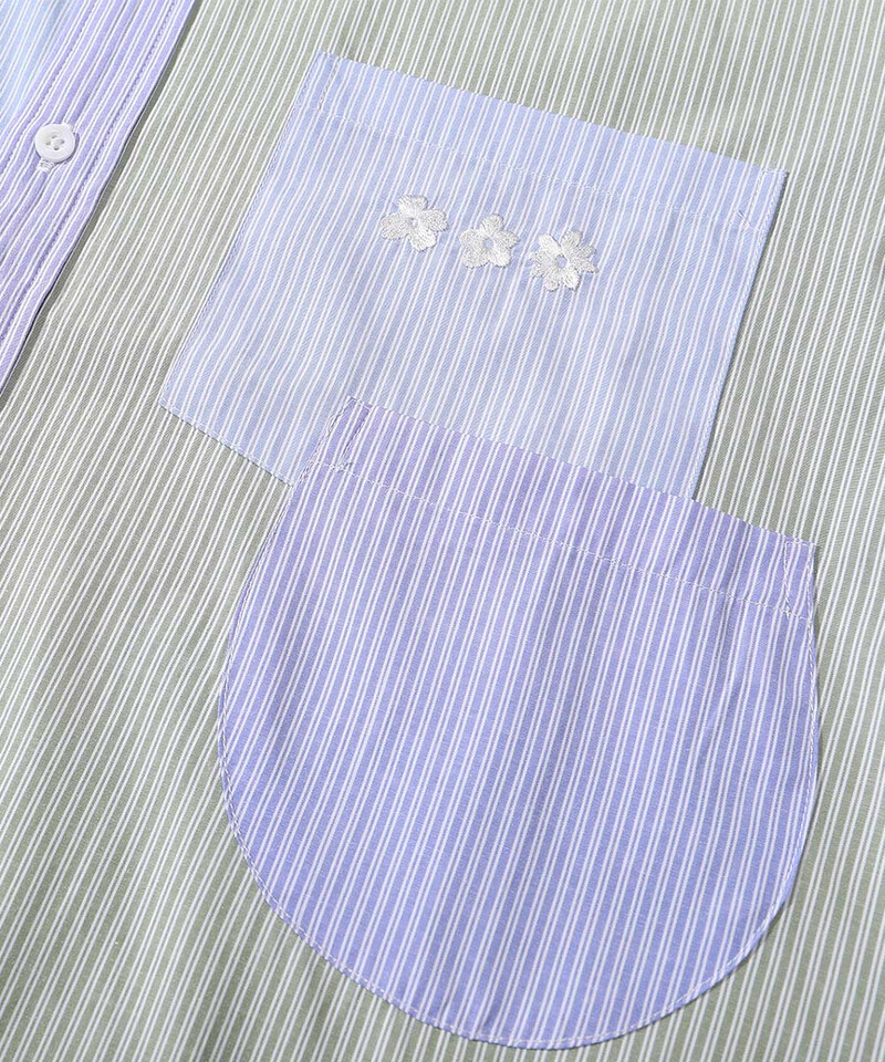 拼色 2WAY 可拆袖襯衫 Crazy 2way BD Shirt