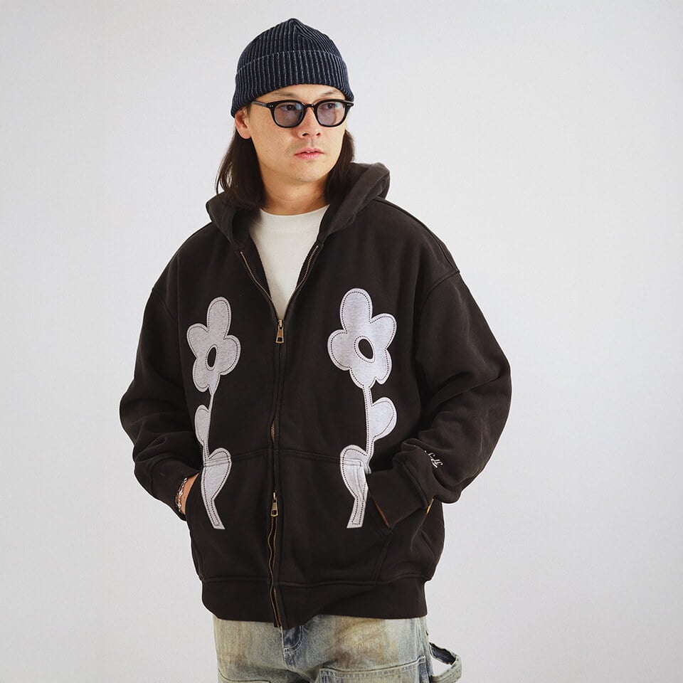 花卉印花連帽外套 Flower Printed Hoodie