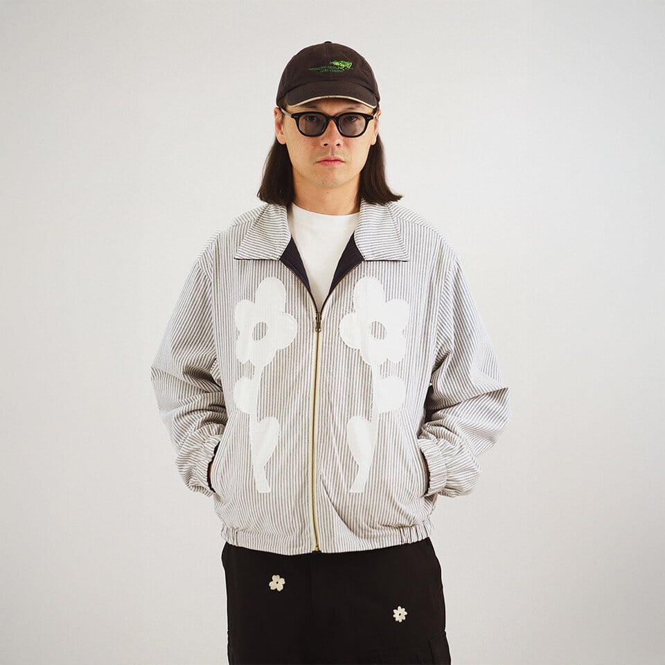 雙面花紋切換外套 Two Face Flower Jacket