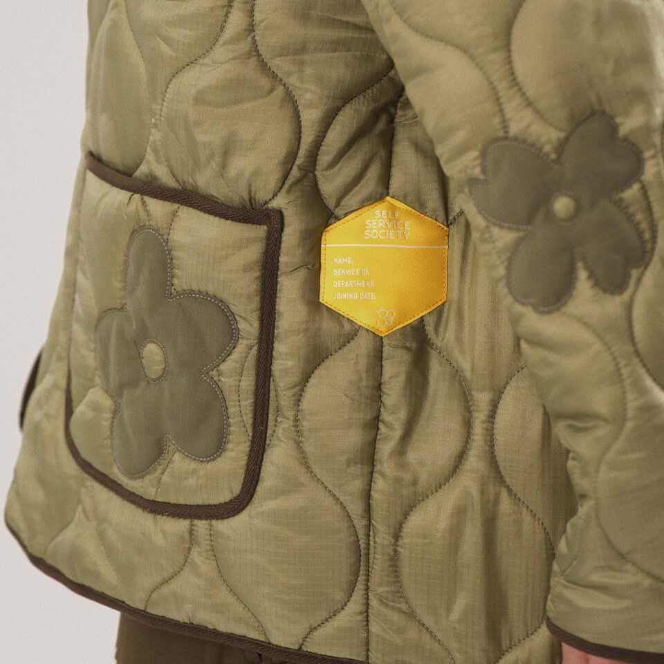 花朵絎縫外套 3S Flower Linner