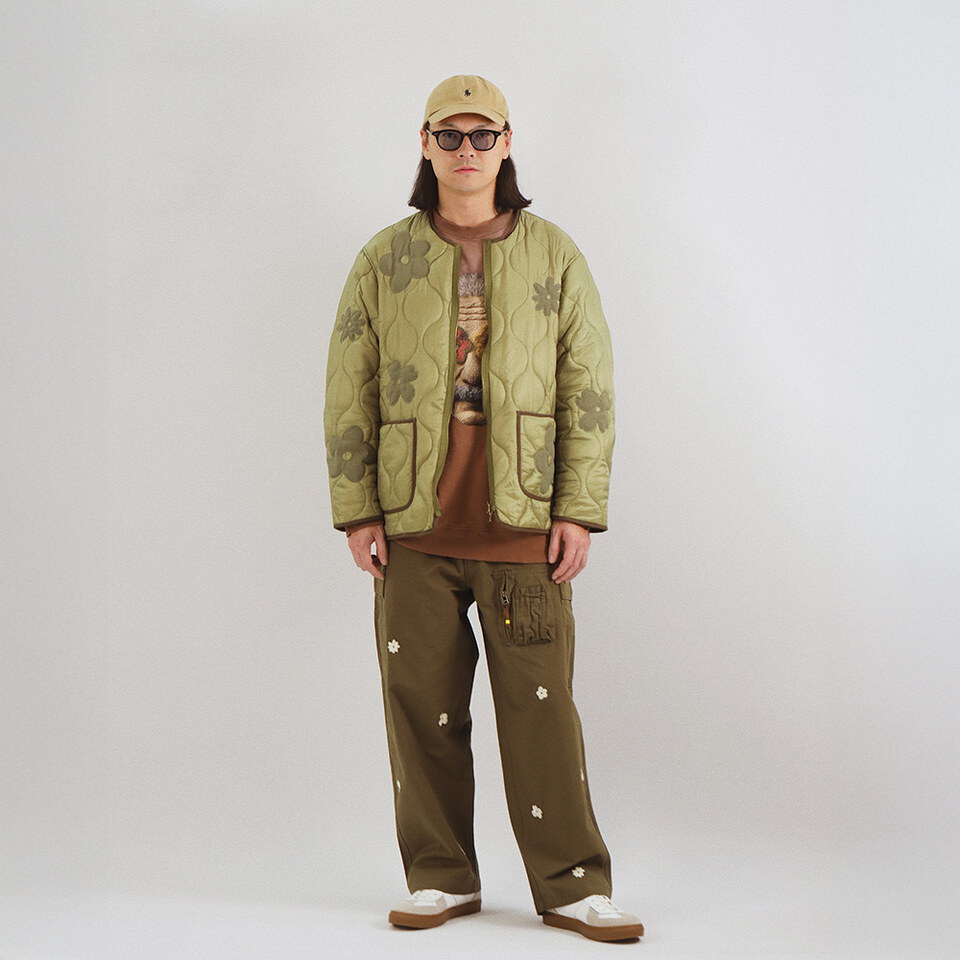 花朵絎縫外套 3S Flower Linner