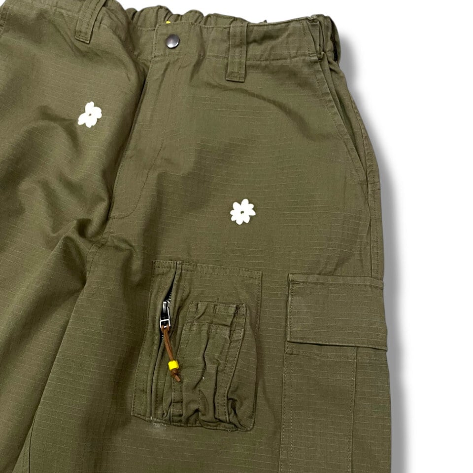 花卉休閒工裝褲 Easy Flower Cargo Pants